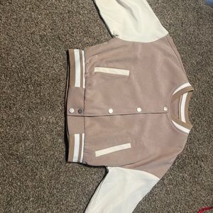 Bomber letterman’s jacket